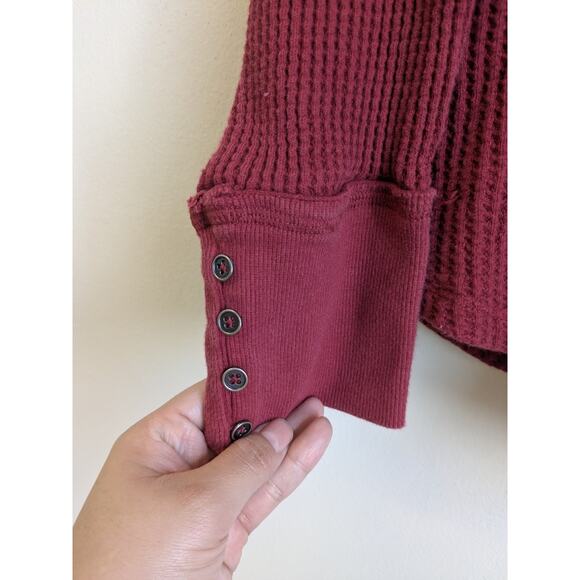 Torrid Women's Top Long Sleeve Thermal Waffle Knit Top Size 2 - Picture 7 of 9